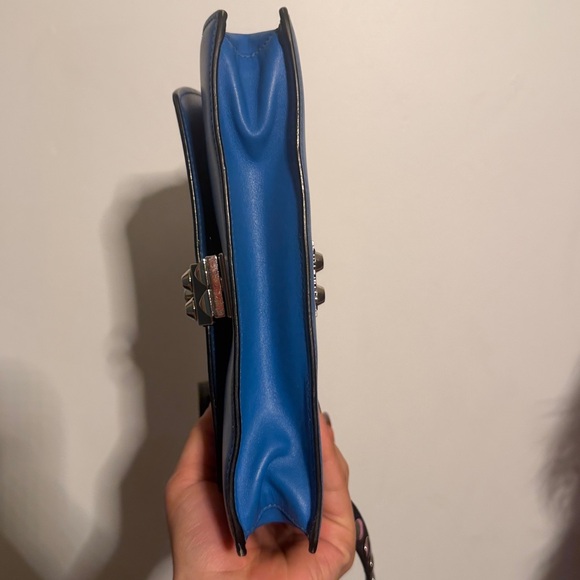 Prada ELEKTRA Blue Studded Crossbody Bag - Picture 6 of 6